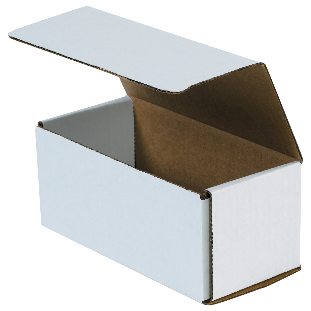 7 1/2 x 3 1/2 x 3 1/4 White Corrugated Mailers 50/Bundle