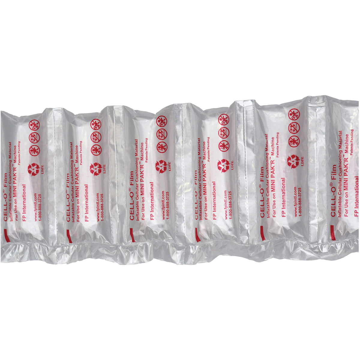 8 x 4 MINI PAK'R Air Pillows 1066 Feet 2/Case