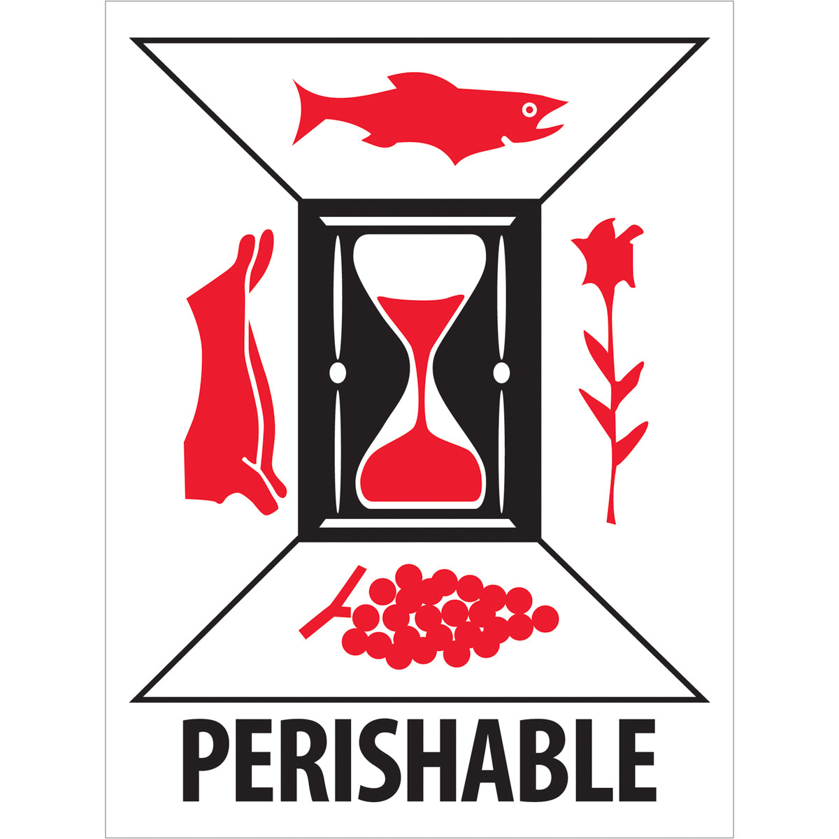 Perishable Pictorial Labels (3 x 4) 500/Roll