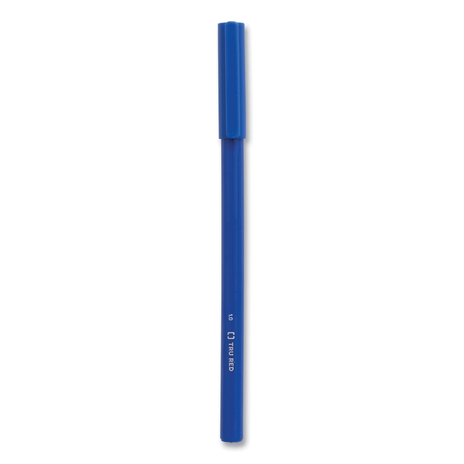 Ballpoint Pen, Stick, Medium 1 mm, Blue Ink, Blue Barrel, Dozen