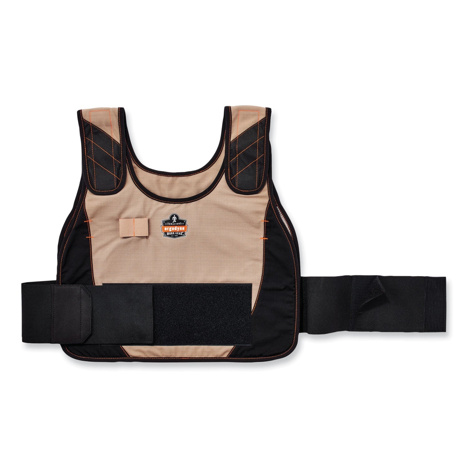 Chill-Its 6240 Phase Change Cooling Vest Elastic Extenders, 3.5", Black