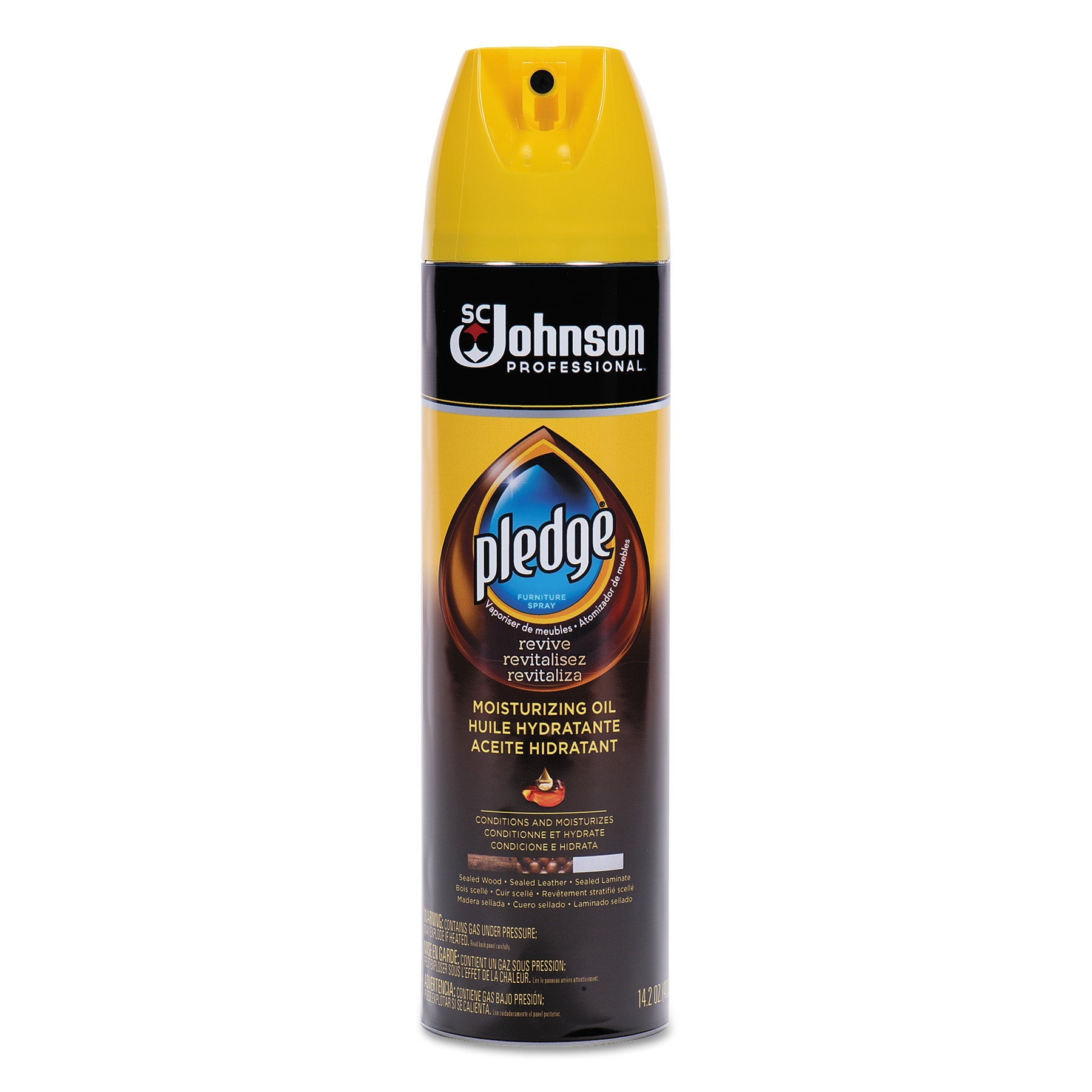 Furniture Polish, Revive Moisturizing Oil, 14.2 oz Can