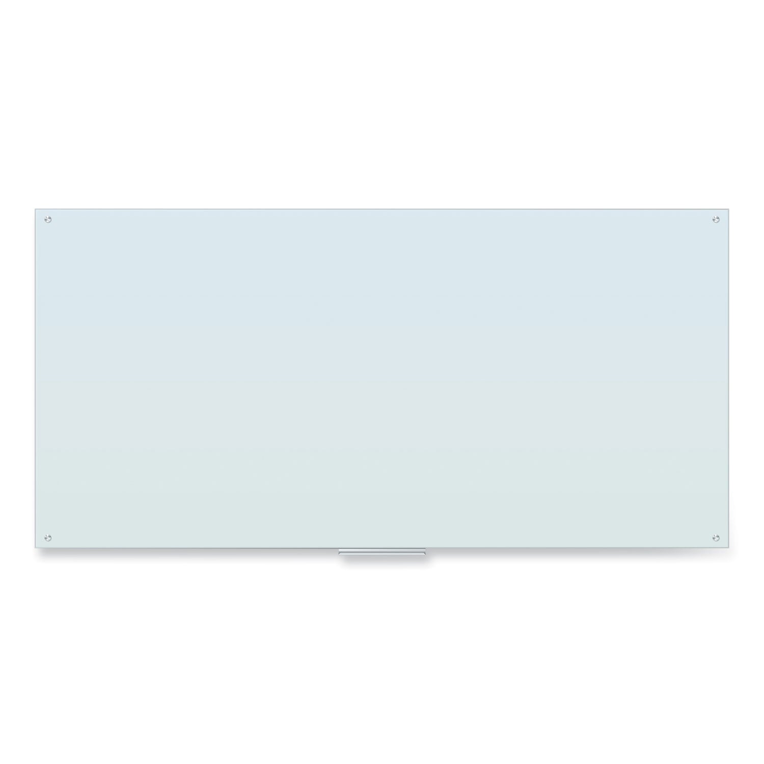 Glass Dry Erase Board, 96 x 47, White Surface
