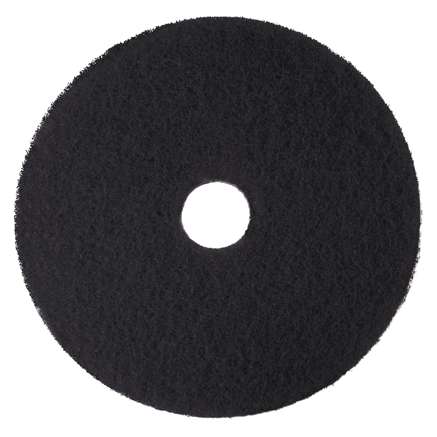 Low-Speed High Productivity Floor Pads 7300, 21" Diameter, Black, 5/Carton