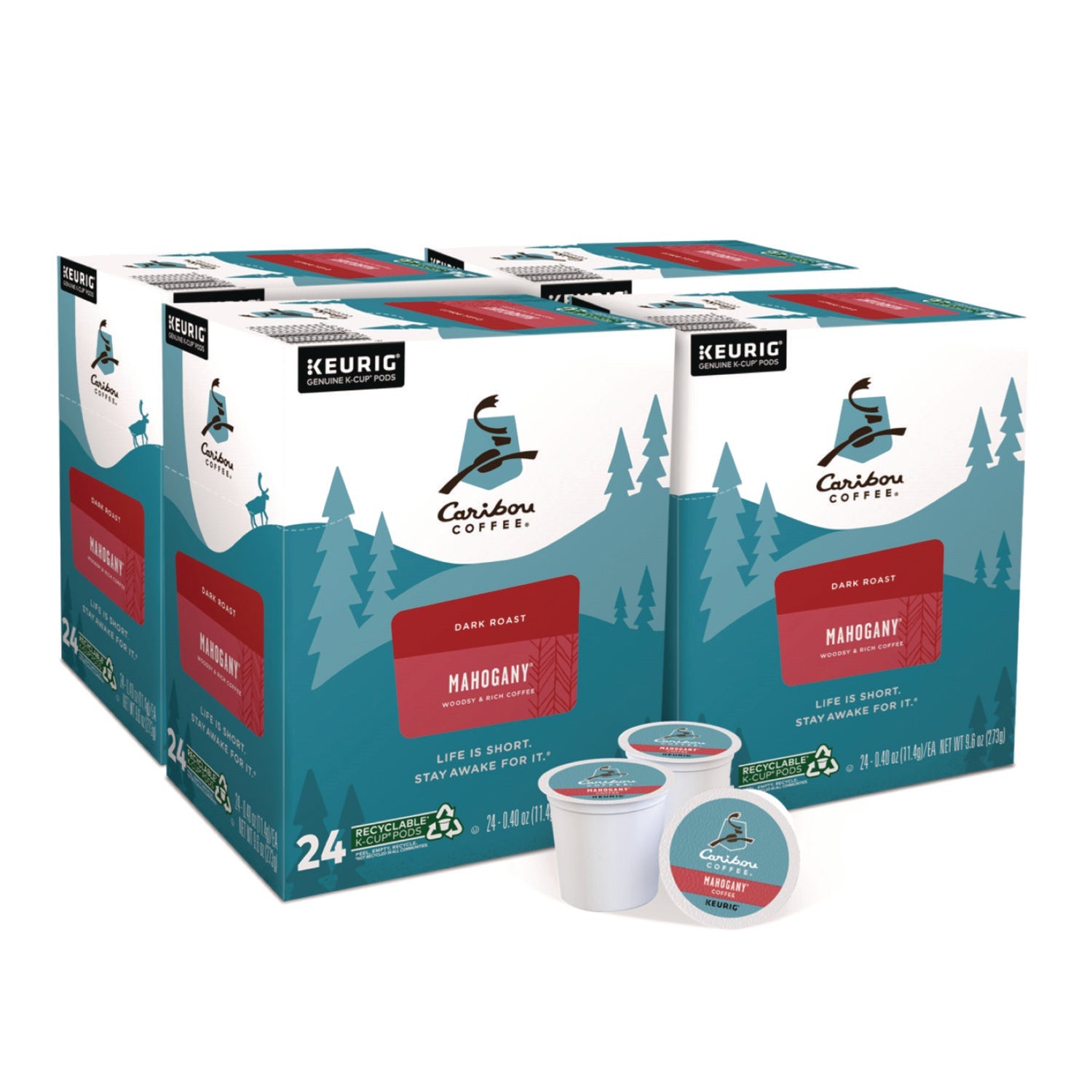 Mahogany Coffee K-Cups, 96/Carton