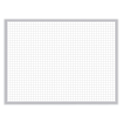 Non-Magnetic Whiteboard with Aluminum Frame, 120.63 x 48.63, White Surface, Satin Aluminum Frame