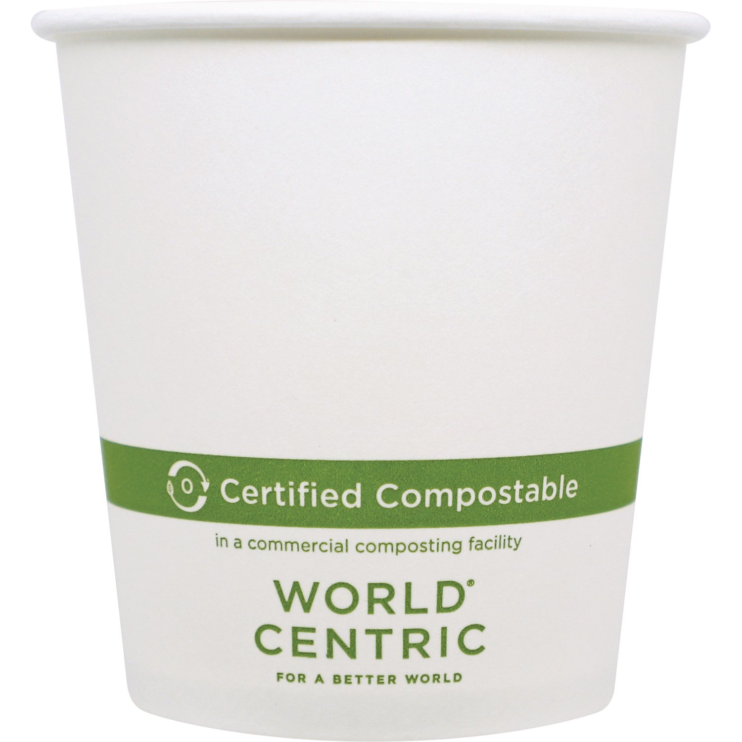 Paper Hot Cups, White, 1,000/Carton
