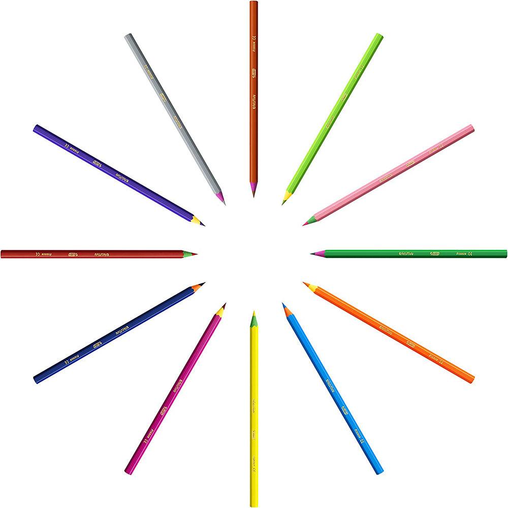 (NET) Bic Kids Evolution Circus Coloring Pencils / 12 pieces