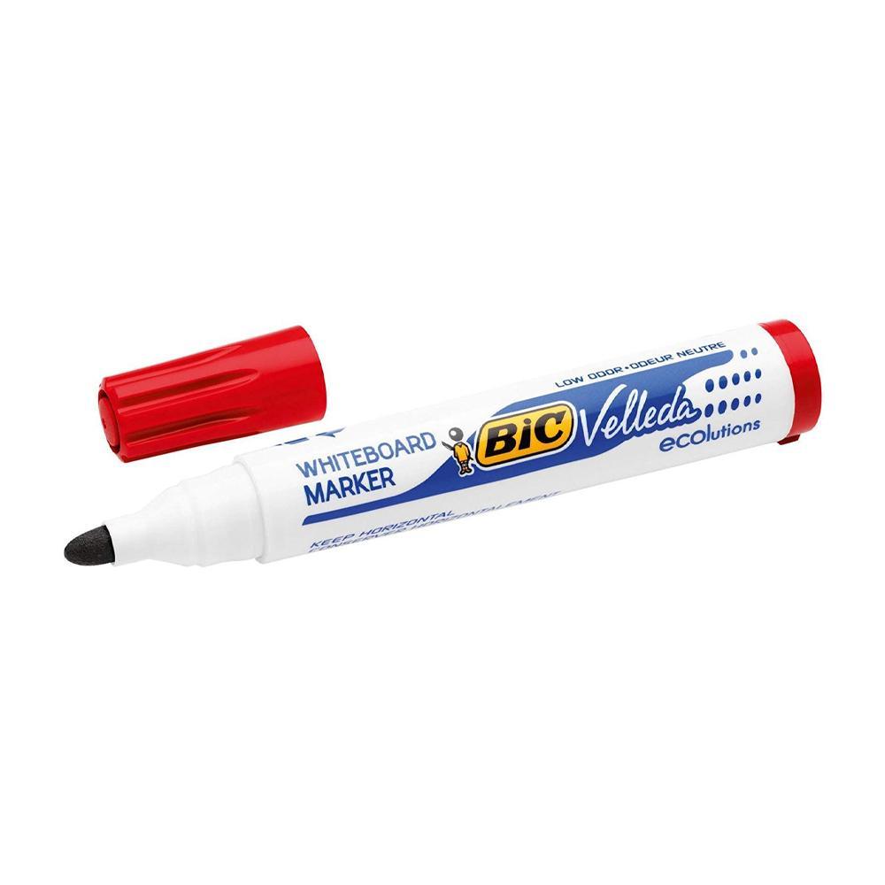 (NET) Bic Velleda Marker Whiteboard 1701 Eco / Red