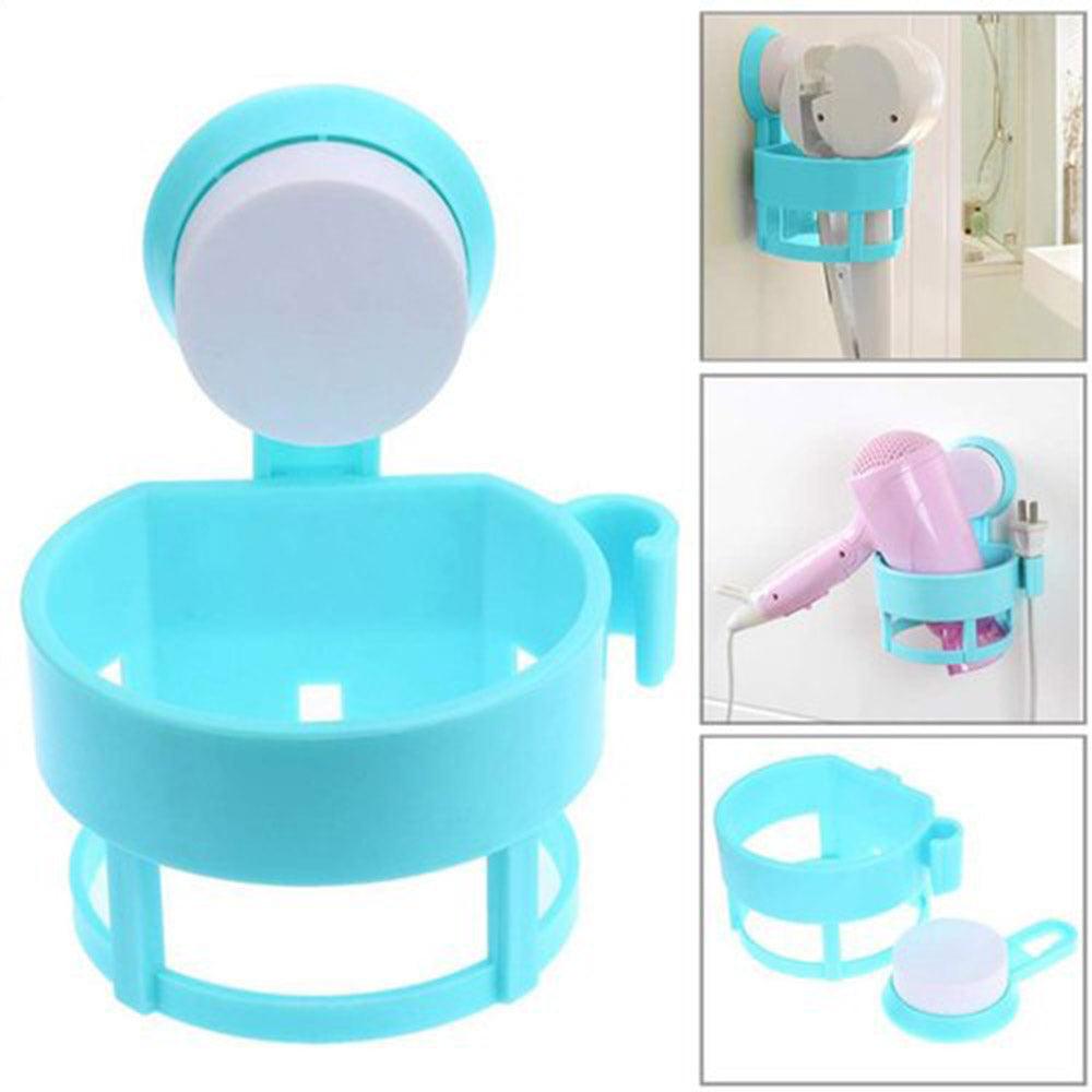 (net) Hair Dryer Holder Rack with Suction CupPink
