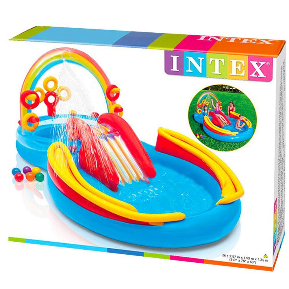 (NET)Intex Rainbow Ring Inflatable Play Center