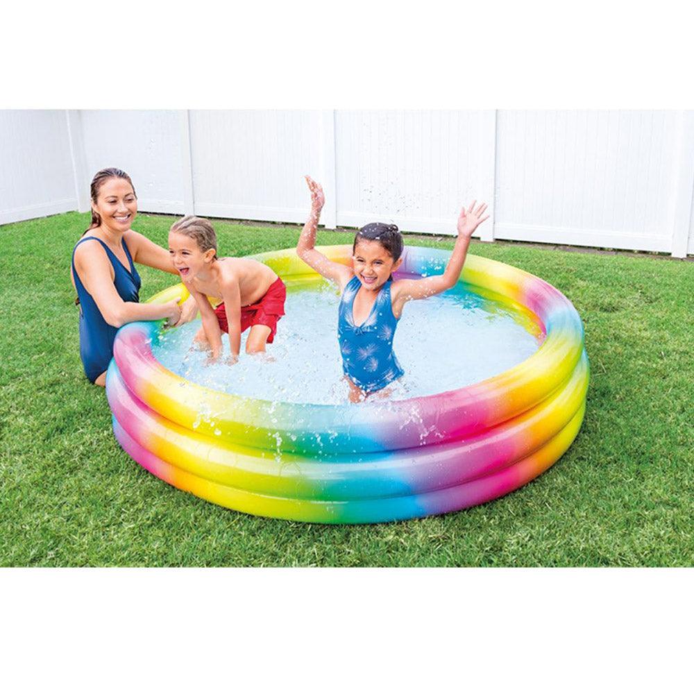 (NET)Intex Wild Geometry Pool - 58449Rainbow