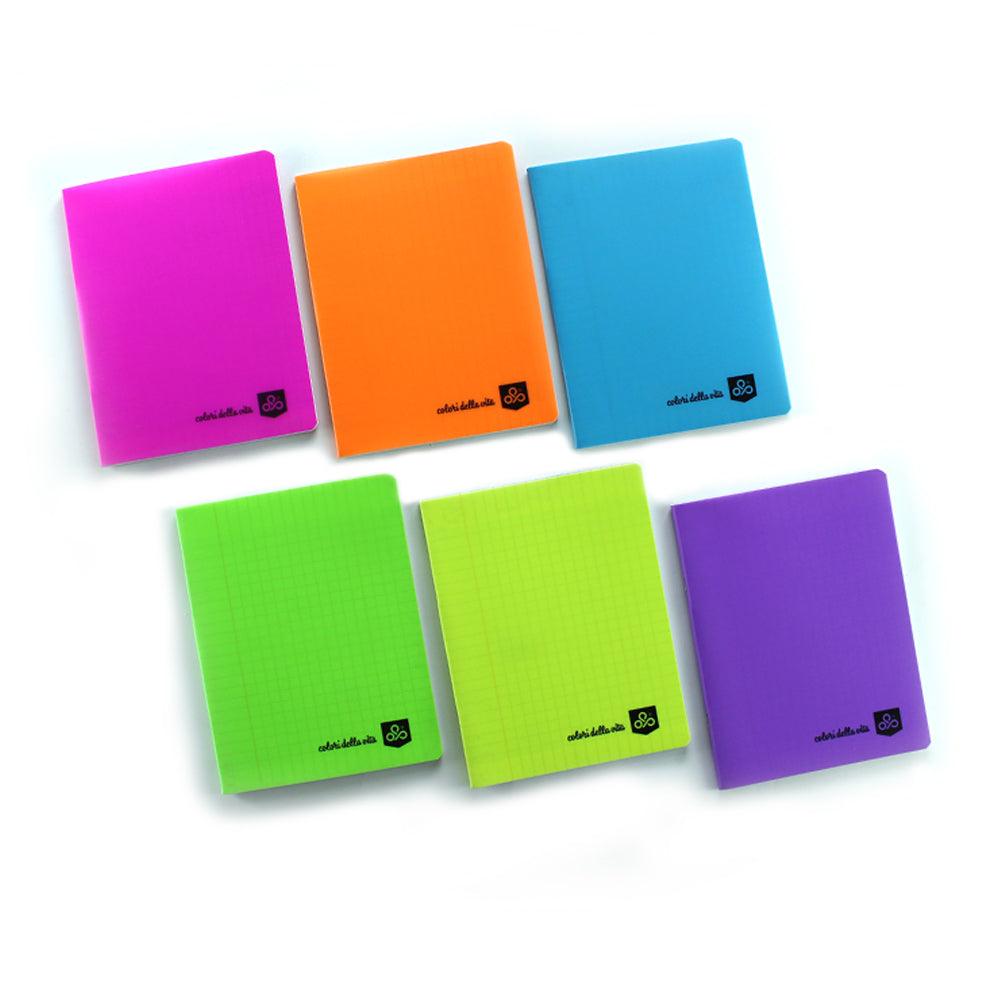 (NET) Opp Colori Della Vita Fluo 70 Gsm 48 Sheets 16.5 x 21 cm  / 96 Pages -2 LinePistache