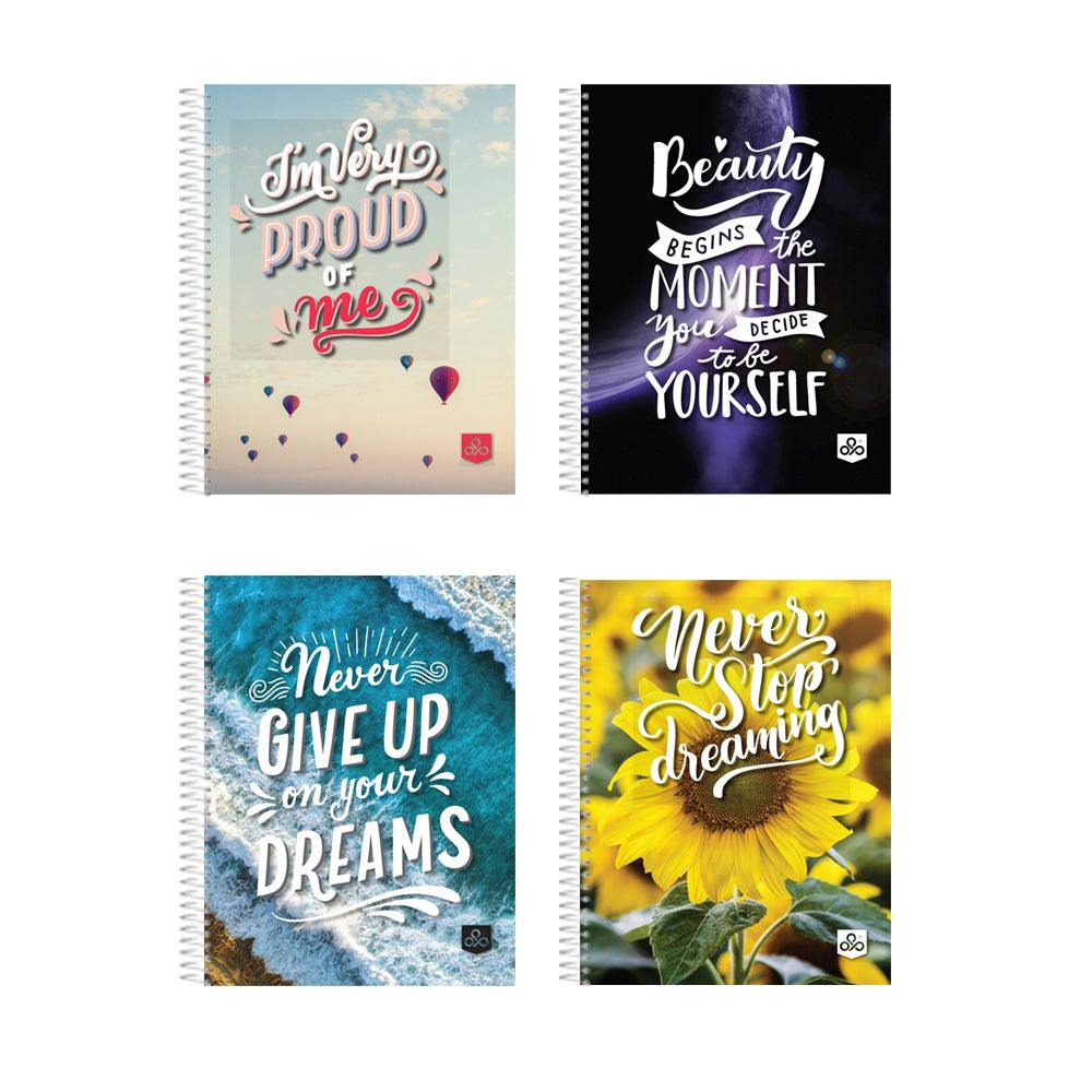 (NET) OPP Picture 60 Gsm Seyes 72 Sheets / 21 x 27.5 cmCherry