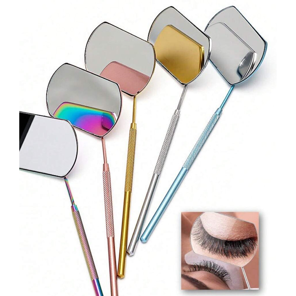 (NET) Stainless Steel Eyelash MirrorsColorful