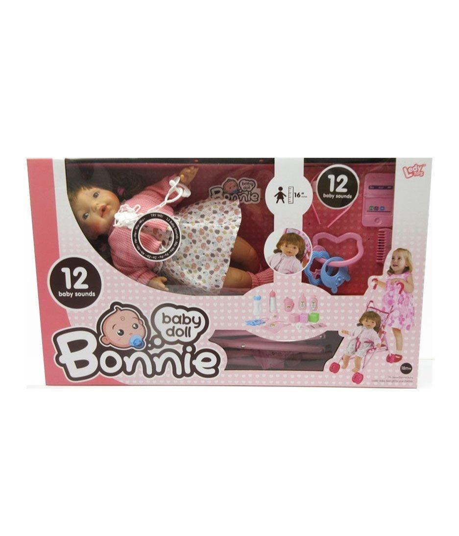 16 inch DOLL WITH STROLLER
