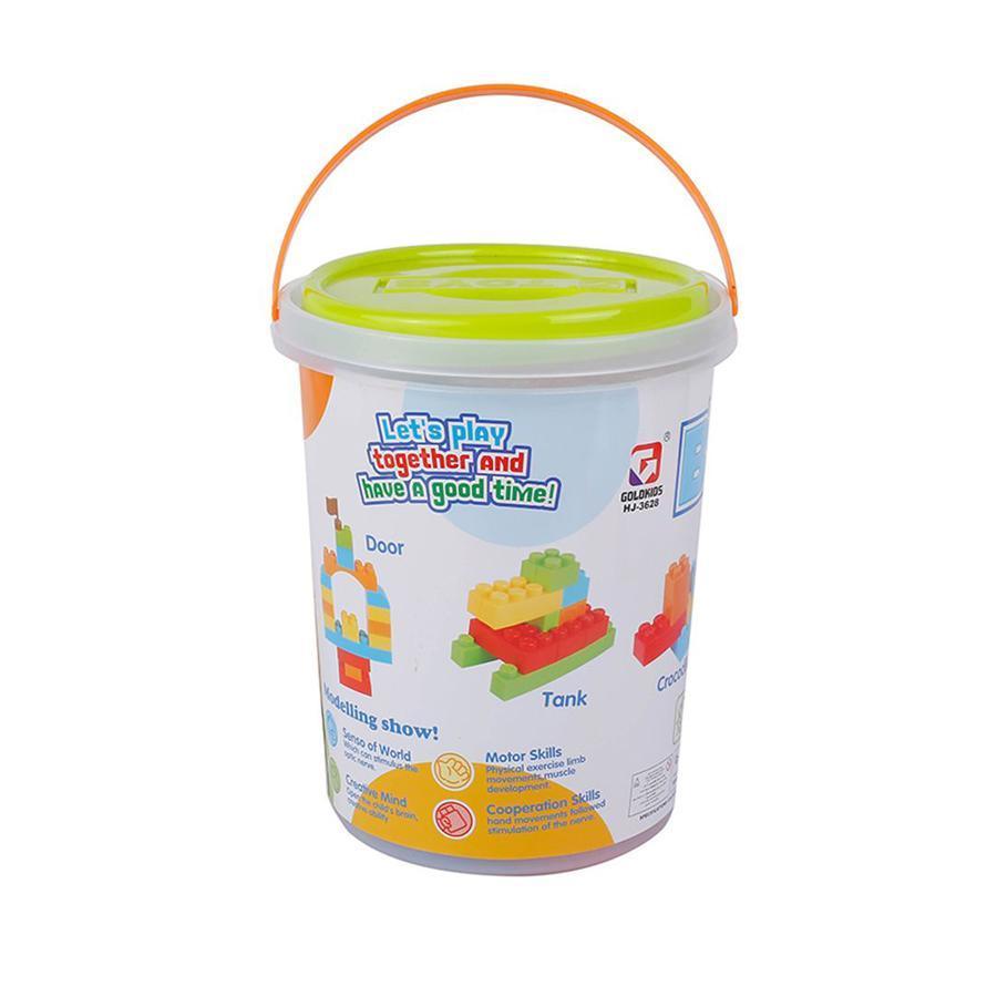 48 PCS BLOCKS, PLASTIC BOX