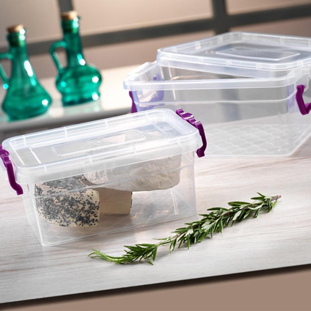 Asude Rectangle Storage Box 7.5 LPurple