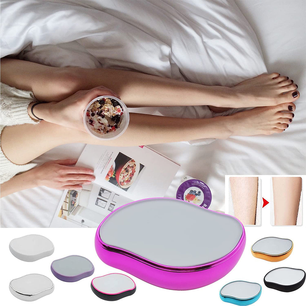 **(NET)**Crystal Epilator Armpit and Leg Hair Remover for Men and Women Painless Exfoliation Magic Hair Removal ToolGold