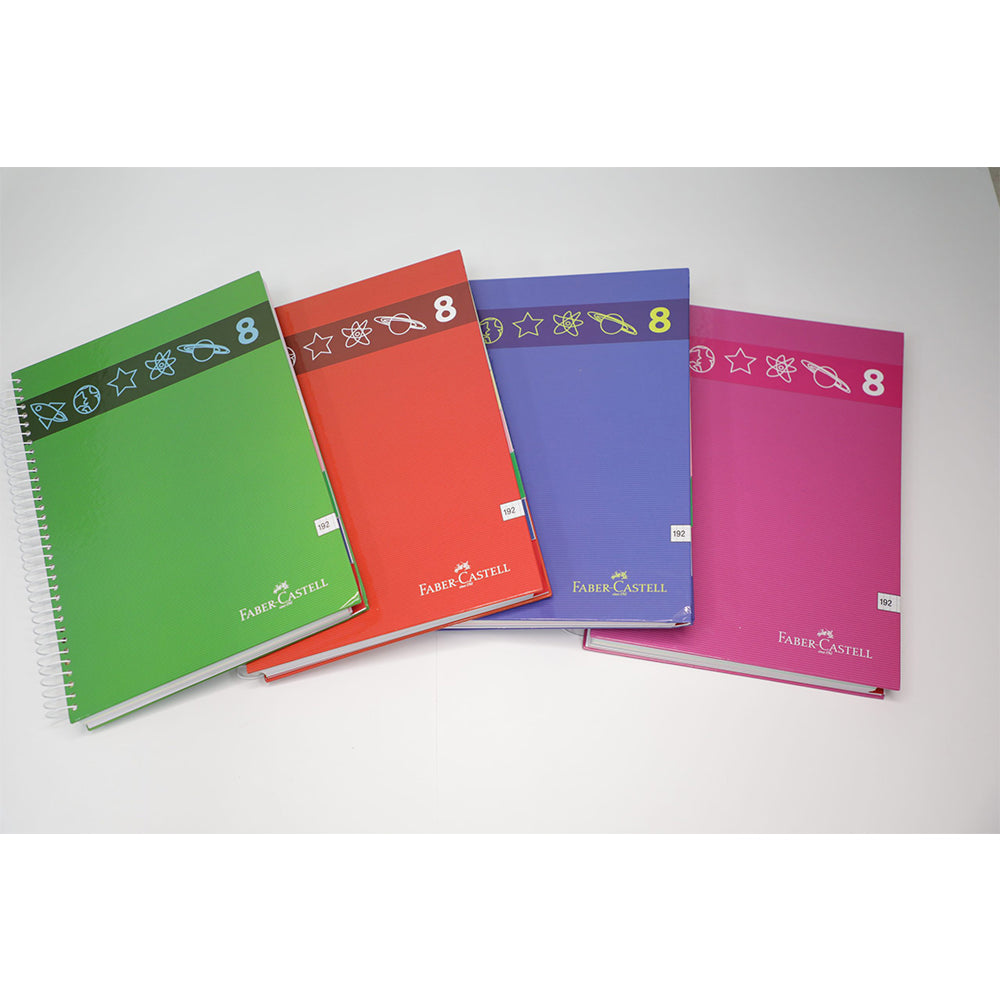 (NET)Faber-Castell Univ. Polyp A5 Spiral 72sh  70g Sqrd.