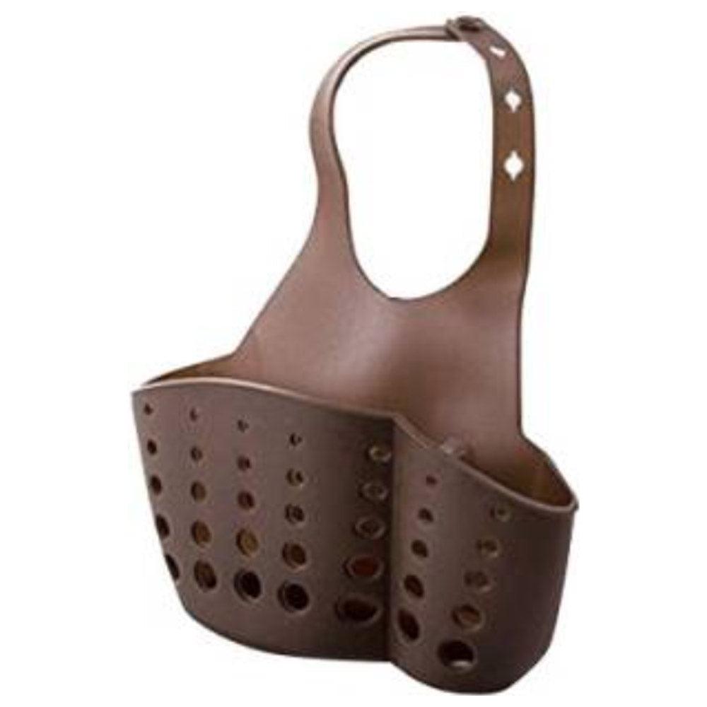 **(NET)**Kitchen Sponge Holder Sink Caddy Silicone / 22FK073Brown