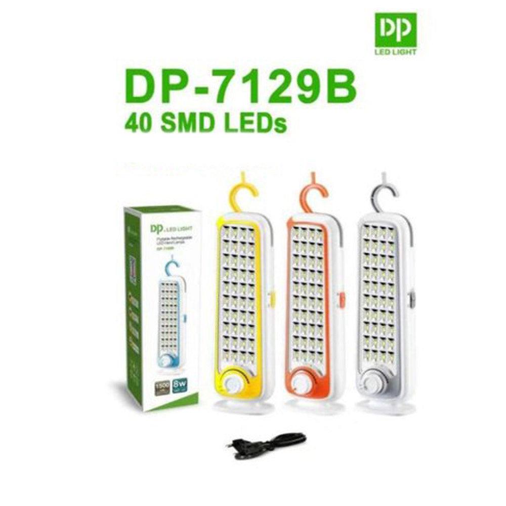 **(NET)** Plastic Rock Light DP-7129B LED Rechargeable TorchOrange