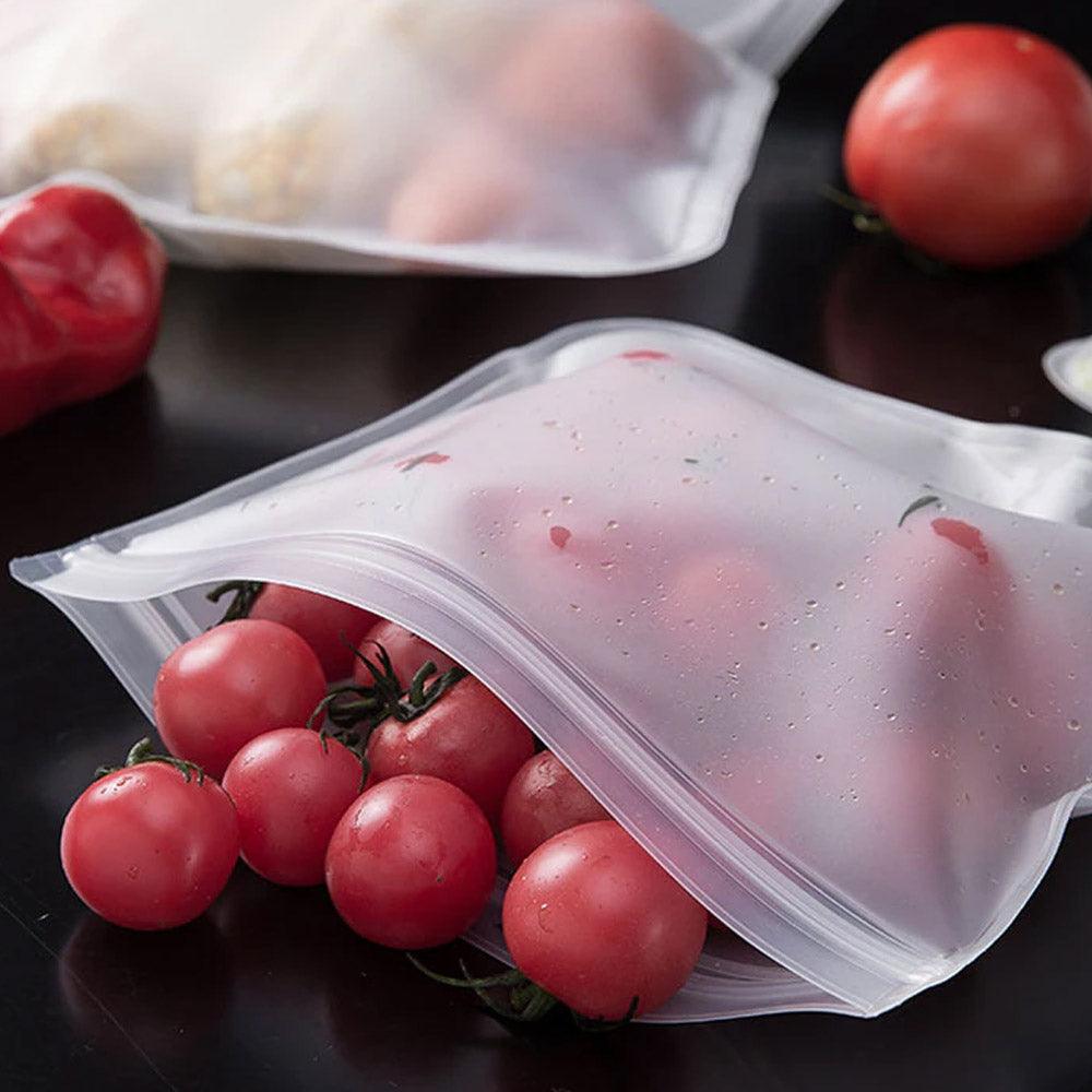 **(NET)**Transparent Sealed Storage Bag With Organic Silicone / 22FK077