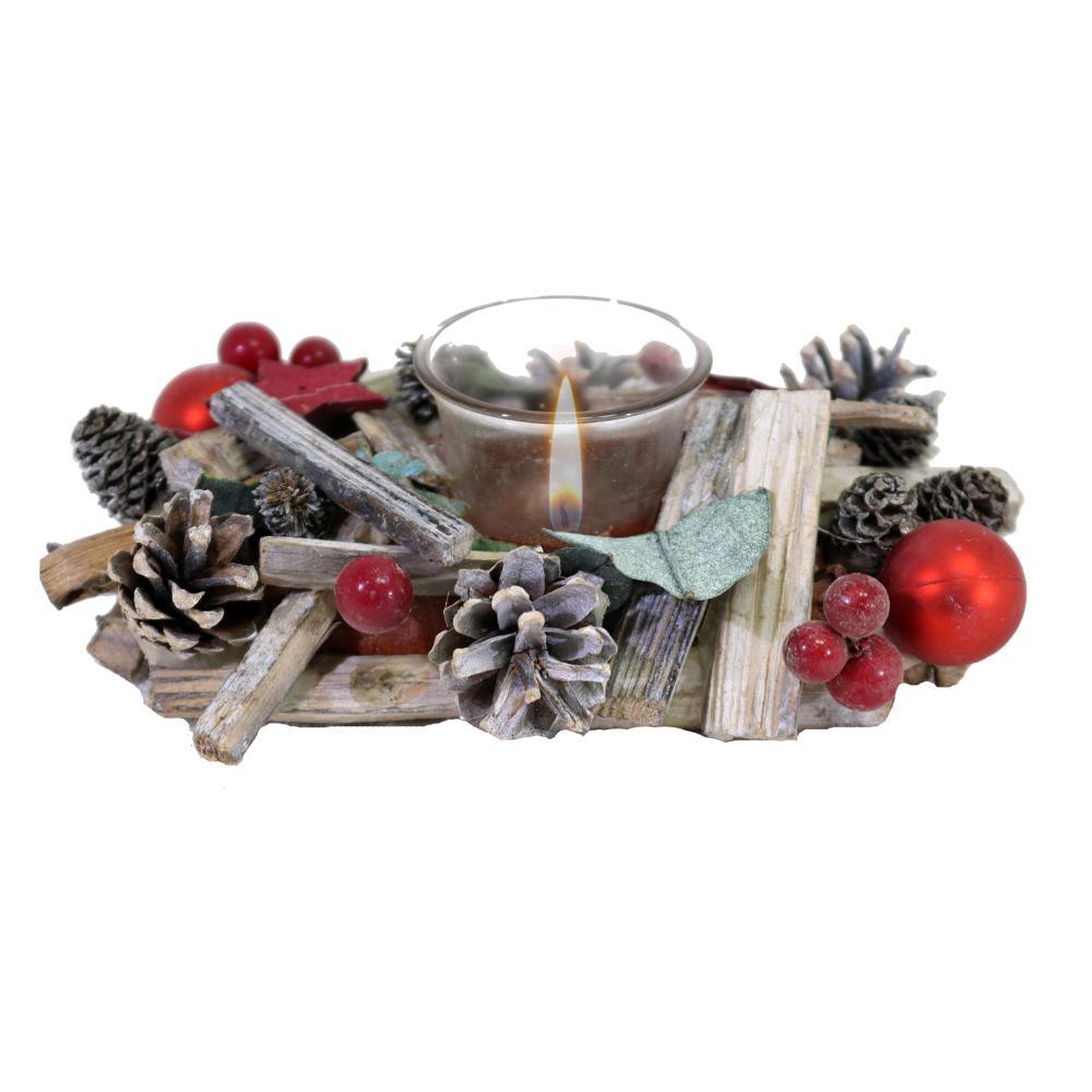 Christmas Candle Holder 18 cm / Q-919