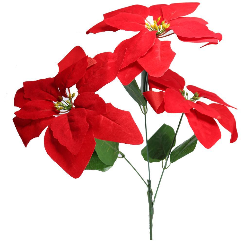 Christmas Flowers * 3 Decorations  60 cm / C-251