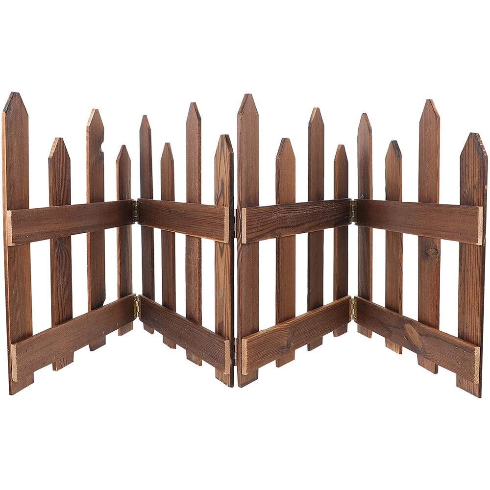 Christmas Outdoor Wood Fence 120 x 30 cm / C-253