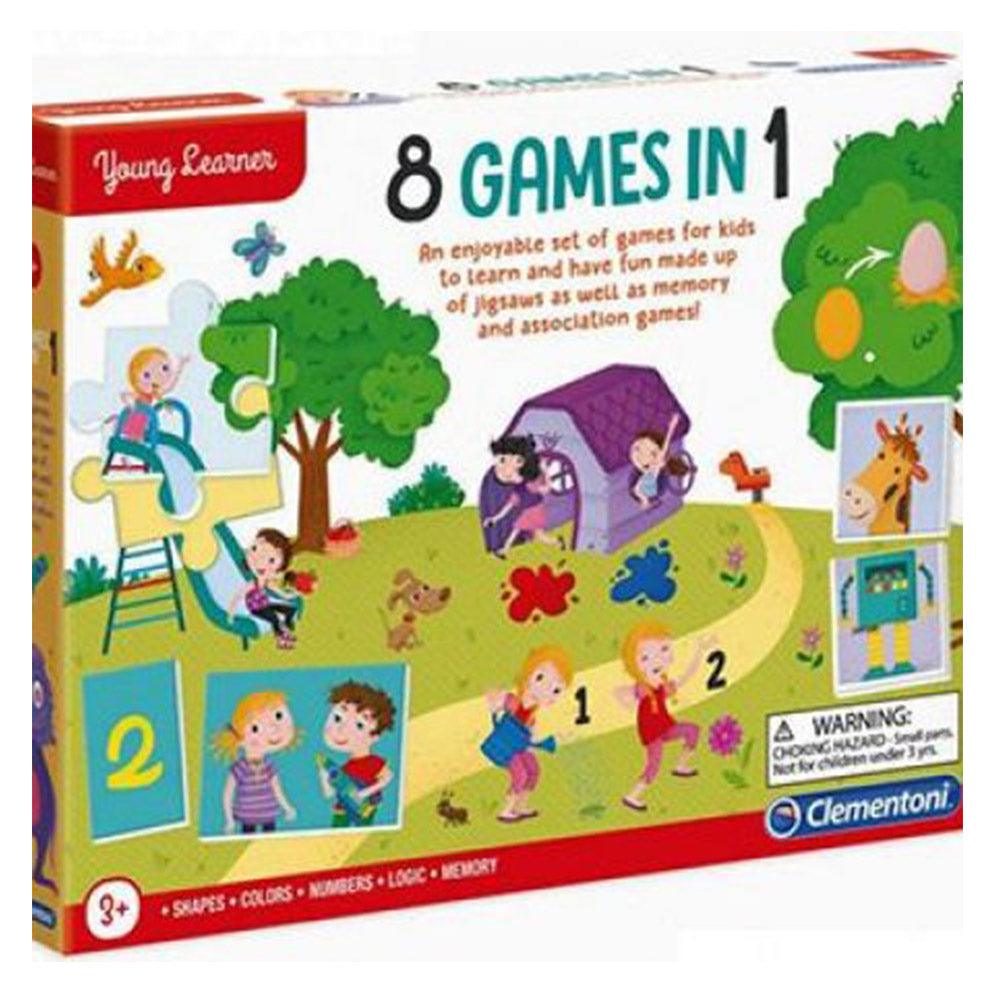 Clementoni 8 Games in 1 - English