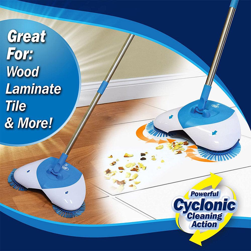 Cordless Spinning Broom for Sweeping Hard Surfaces