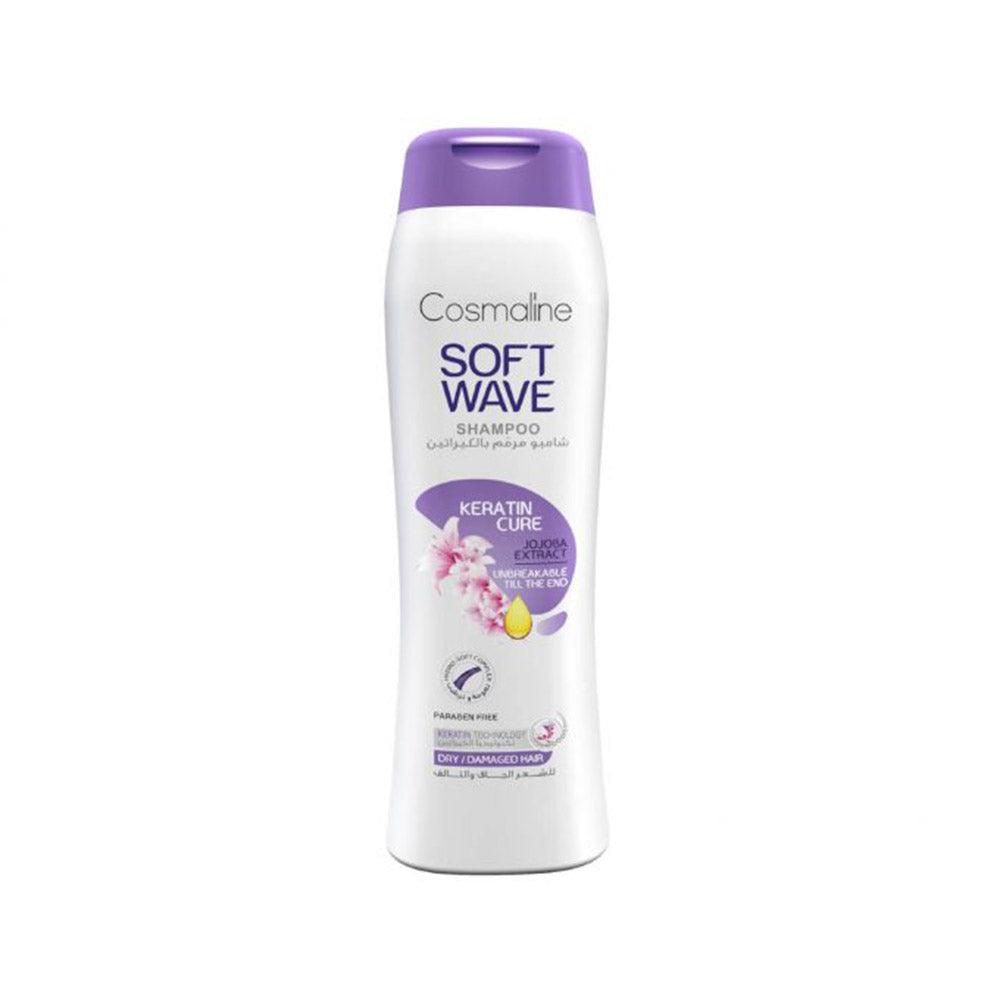 Cosmaline SOFT WAVE KERATIN CURE SHAMPOO FOR DRY / DAMAGED HAIR 400ml /B0003363