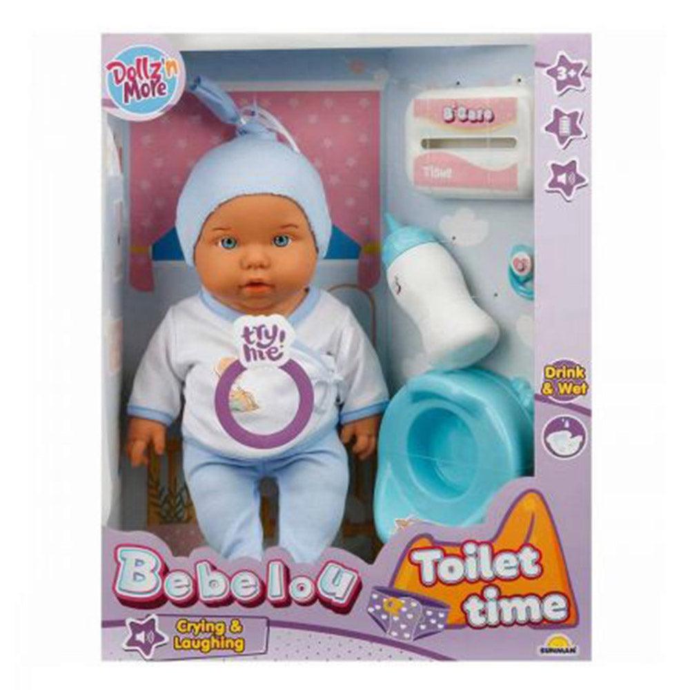 Crafy Doll Bebelou Toilet Time Drink And Wet  Crying And Laughing 35 Cm