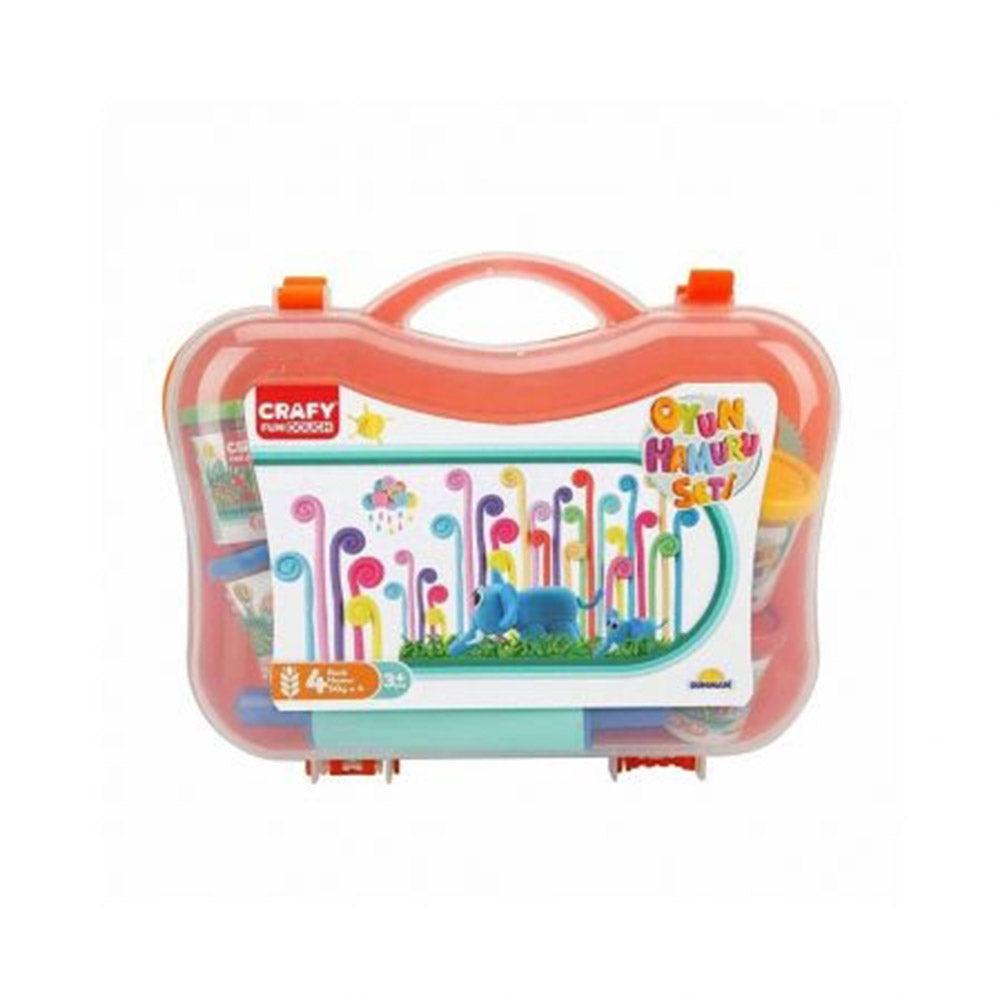 Crafy Dough Set Of Carry Case 20Pcs