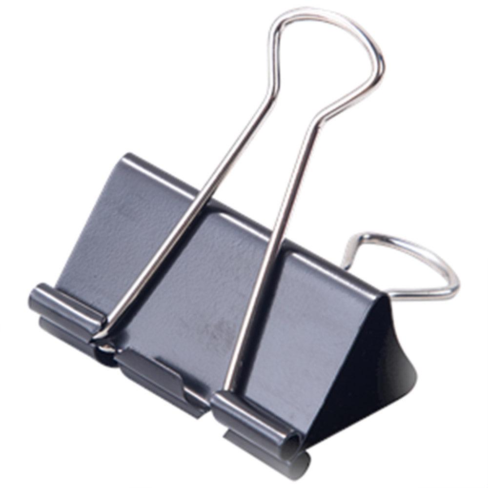 Deli E38562 Black binder clip 41mm 12 pcs