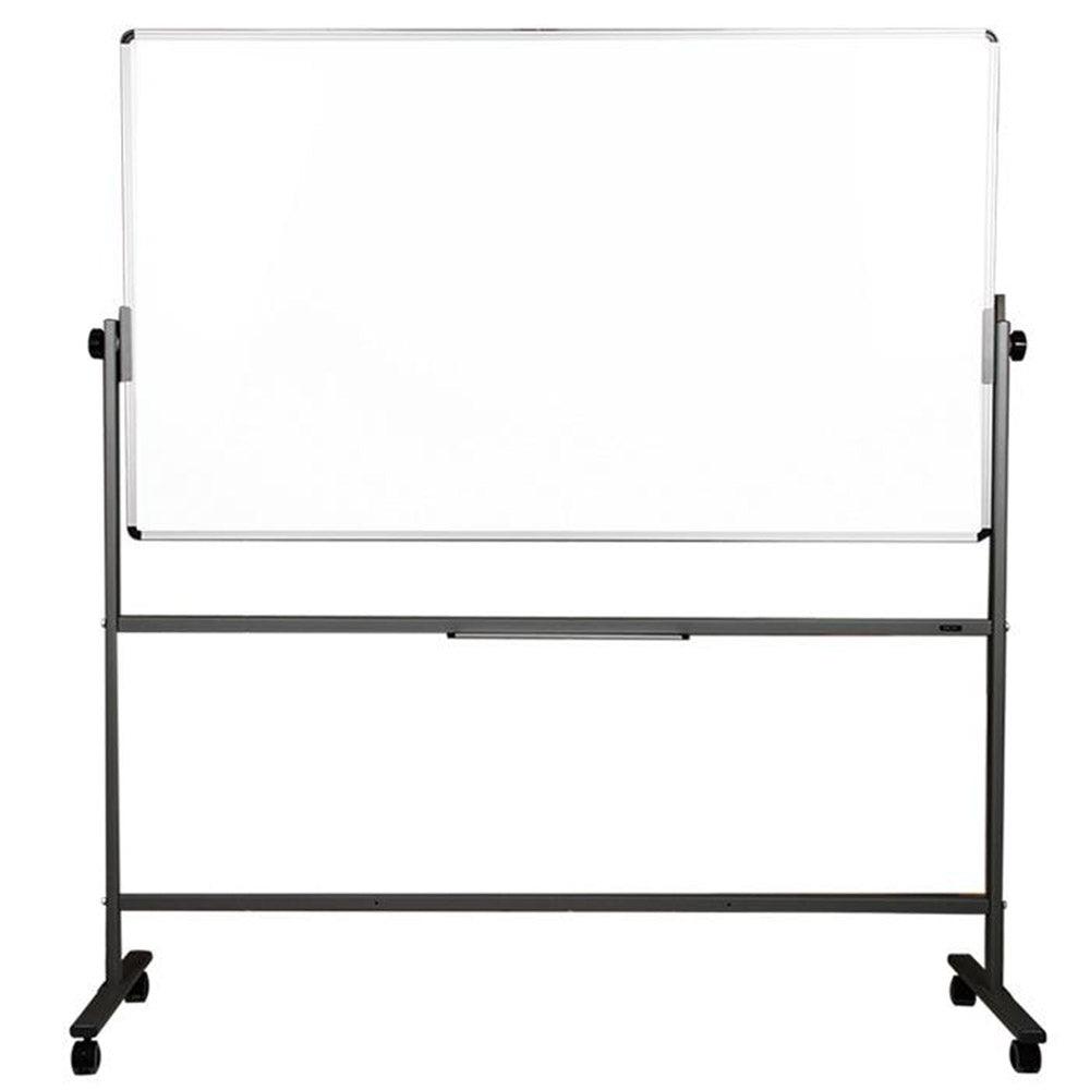 Deli E7883  Double Sided White Board with Stand and Roller 90 x 150cm
