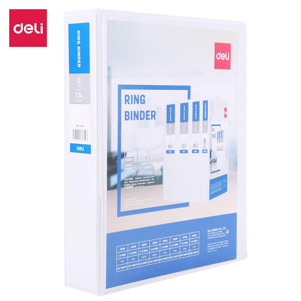 DELI E5613N Ring Binder 1.5Inch 2-Holes D-Rings  - A4