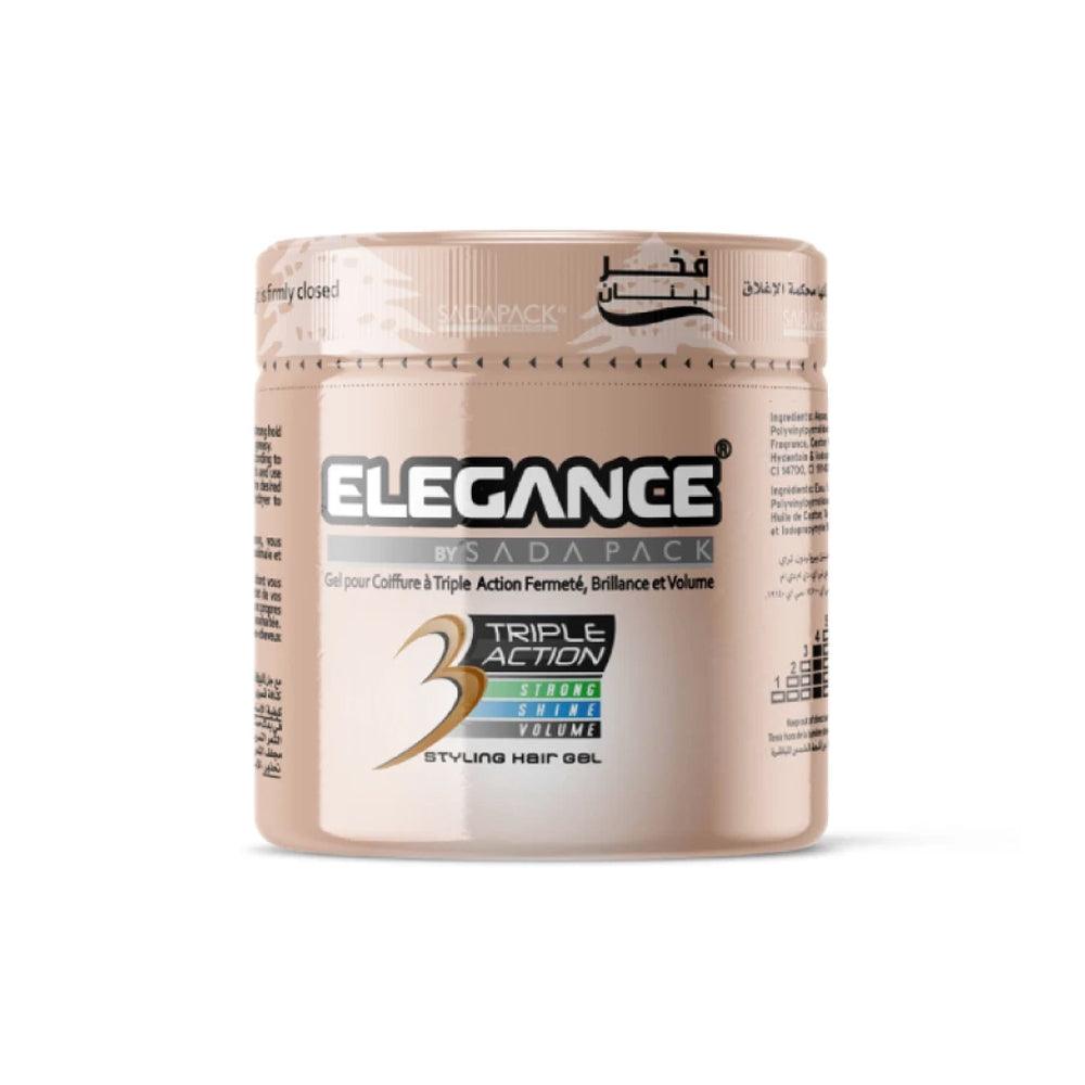 Elsada Elegance Triple Action Hair Gel / Brown 1000 ml