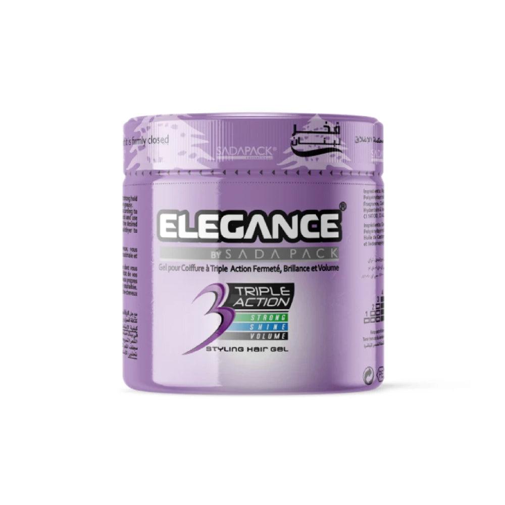 Elsada Elegance Triple Action Hair Gel / Purple 1000 ml