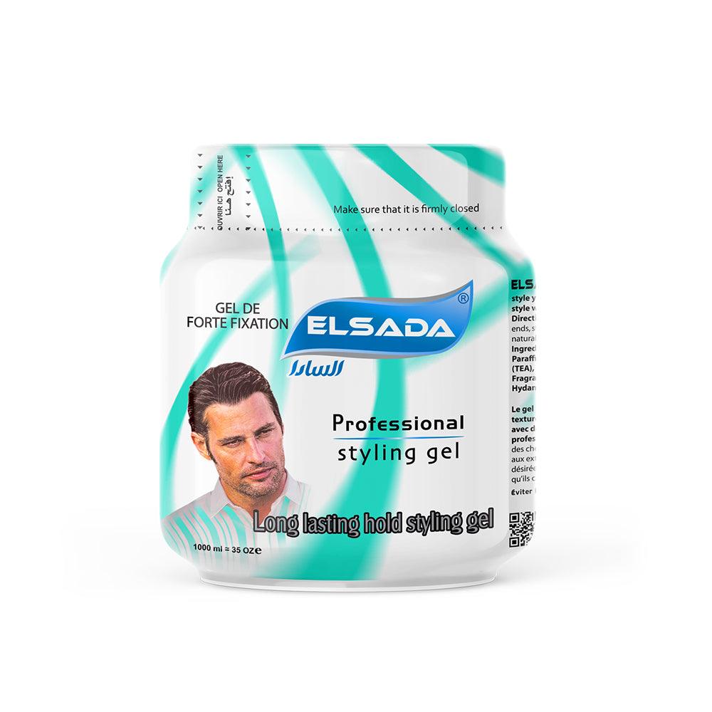 Elsada Professional Hair Styling Gel 1000 ml / Green