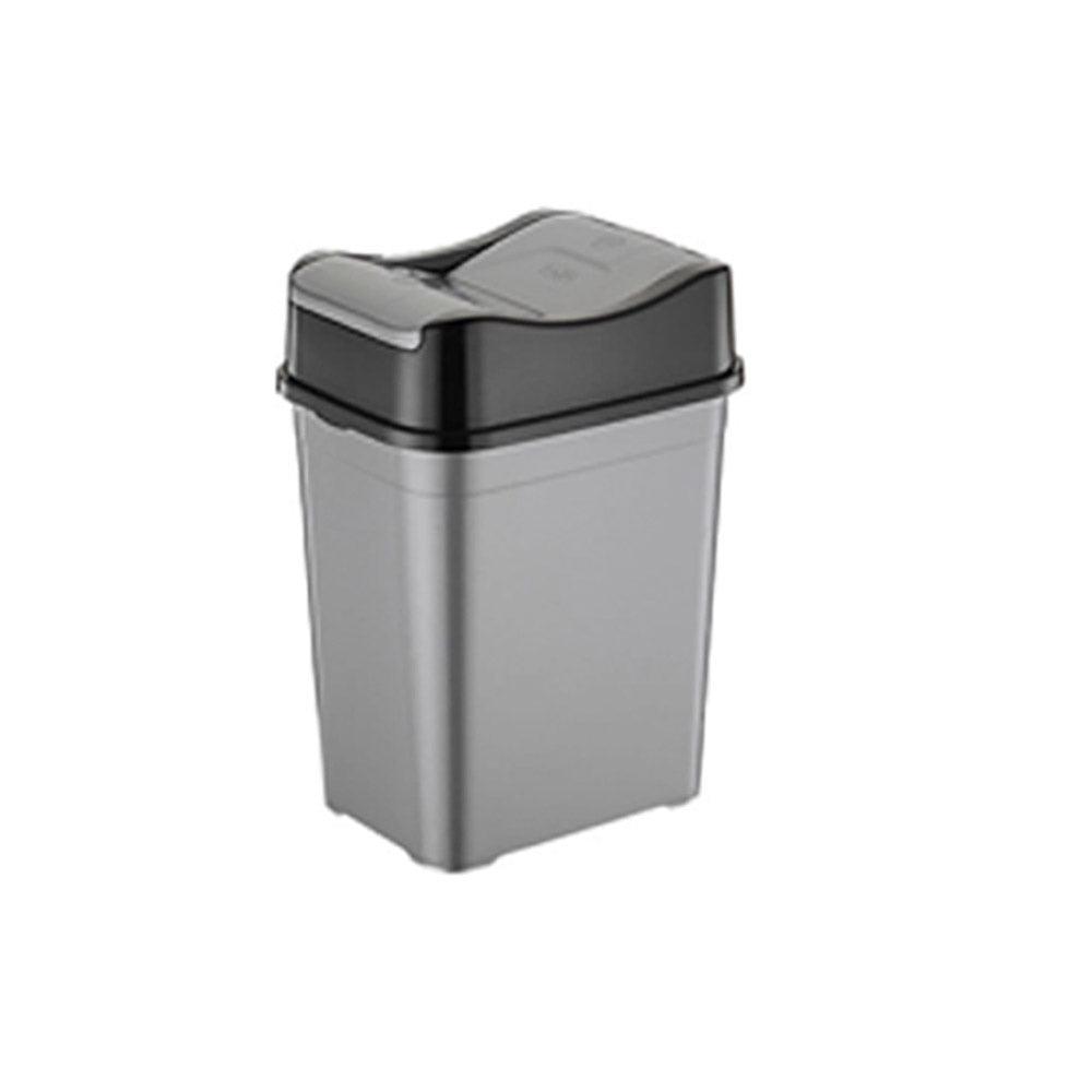 Follow me Pelicano Dustbin 22 LtGrey & Black