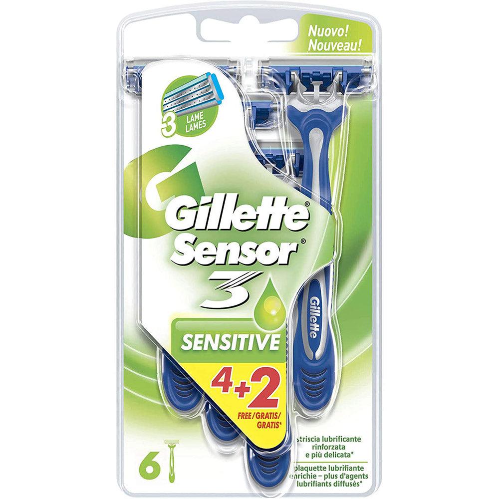 Gillette Sensor3 Sensitive Disposable Razor  4 2 Pcs