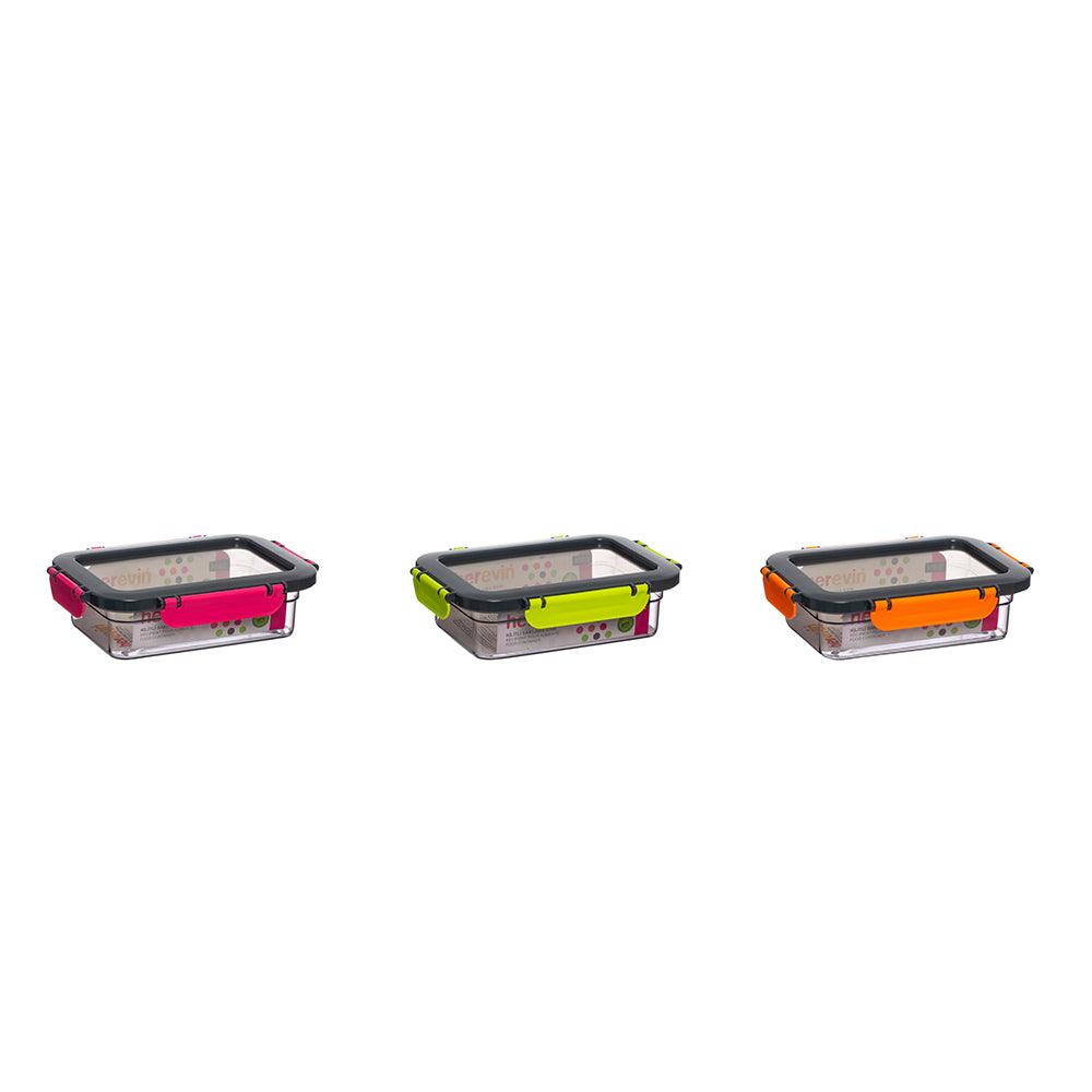 Herevin Airtight Food Container Combine Colors  /1.3LtFushia