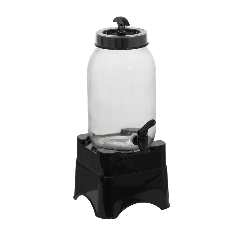 Herevin Beverage Dispenser With Stand / 3Lt Black