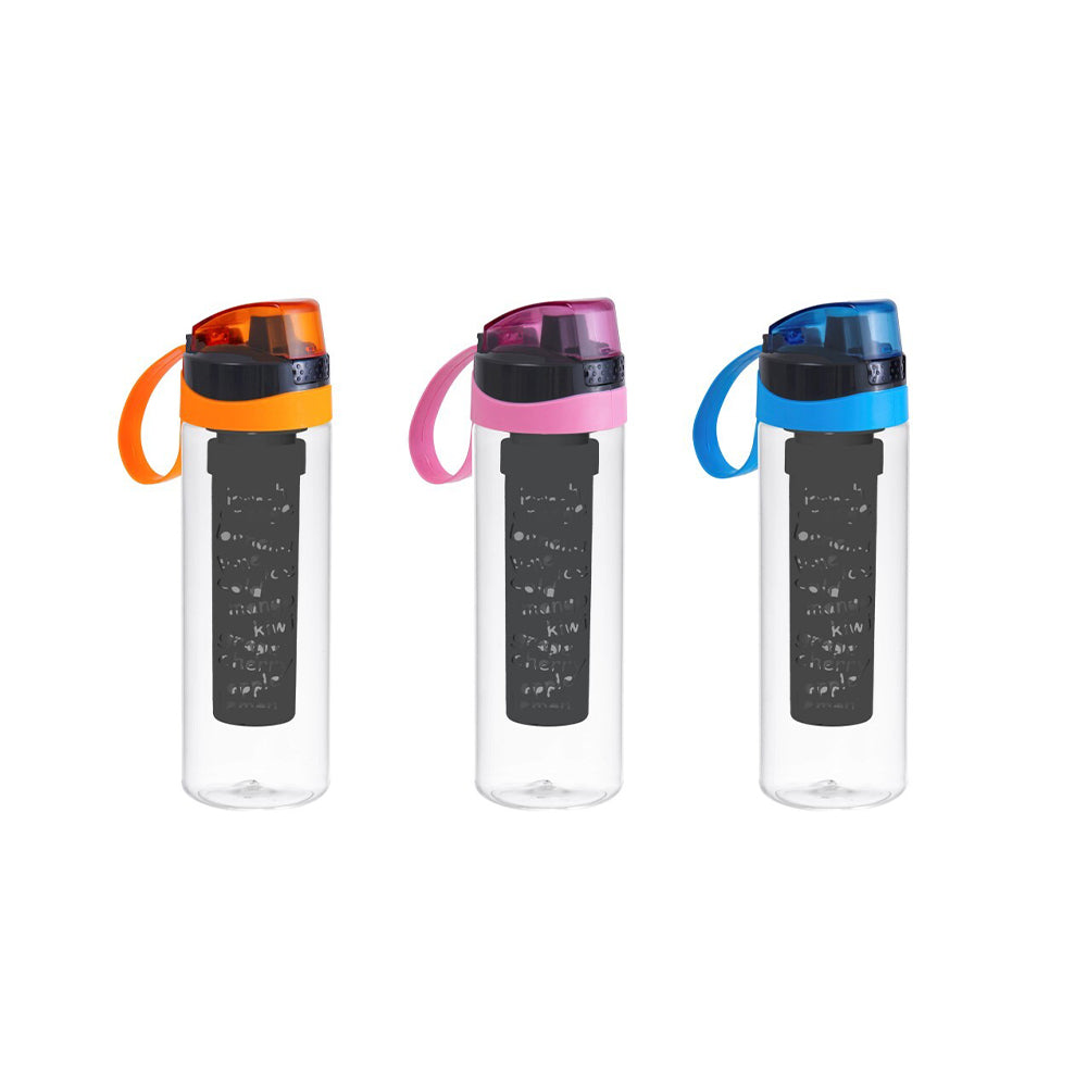 Herevin Bottle with Fruit Infuser 650mlOrange