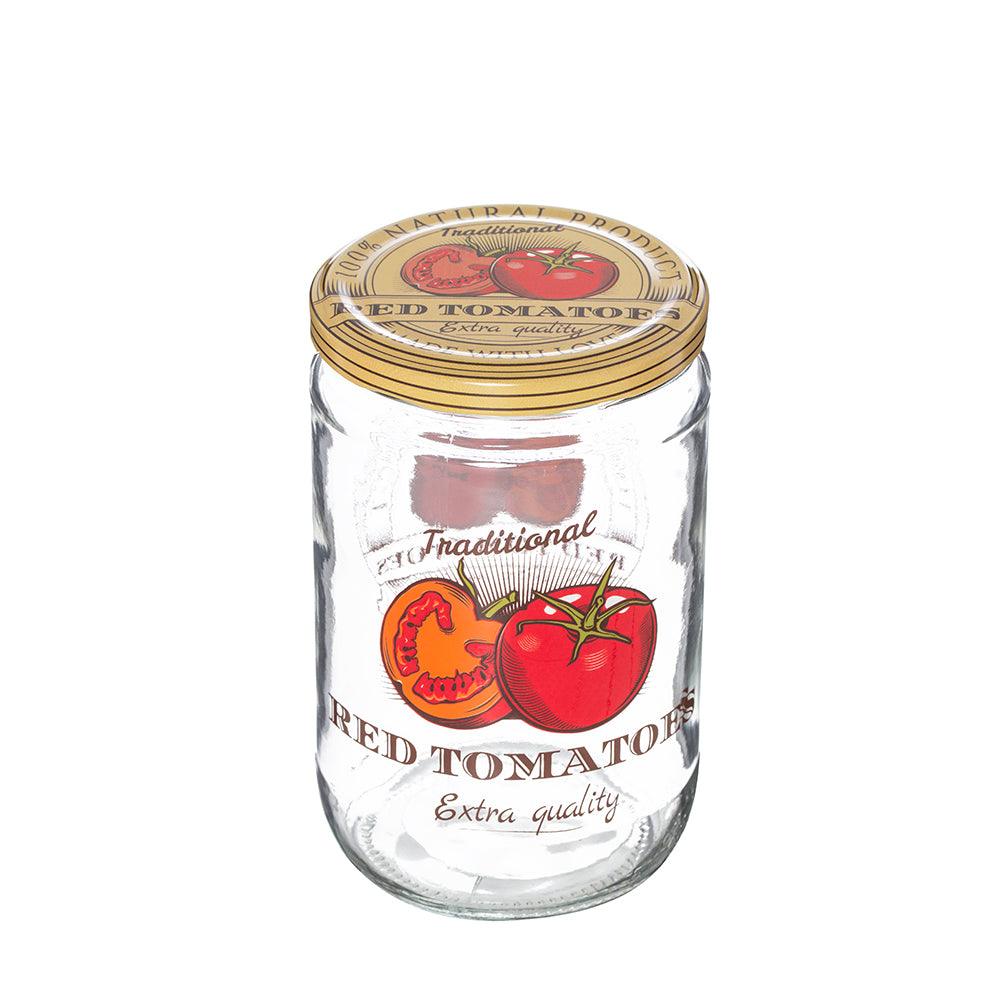 Herevin Decorated Jar - Tomato / 660ml