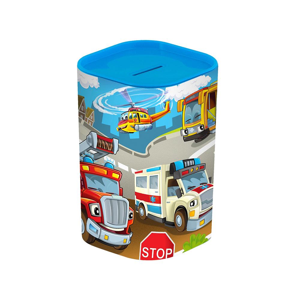 Herevin Money Box - Emergency Cars