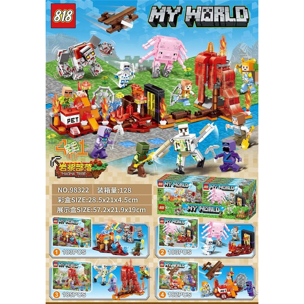 House Small Building Blocks Set - Compatible My World Series1