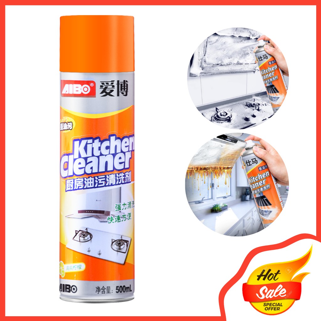 Kitchen Cleaner Lemon Kitchen Oil Grease Foam Cleaner Spray 500ml / km508 / 710544